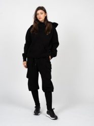 La Haine Inside Us Dresowe Jogger Style "Unisex" | LM202 | Mężczyzna | Czarny. Czarne spodnie sportowe męskie La Haine Inside Us, m, bez wzorów, z bawełny, na fitness i siłownię. W wyprzedaży za 689.00 zł.
