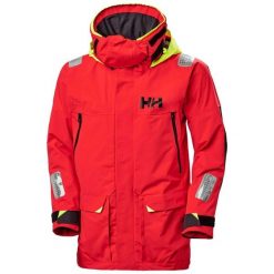 Wodoodporna kurtka z dużym Helly Hansen Skagen. Czerwone kurtki męskie Helly Hansen, l, bez wzorów, z materiału, bez kaptura. Za 1,777.00 zł.