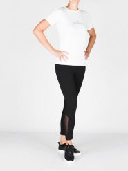 Guess Legginsy | W74B72K6D20 | Kobieta | Czarny. Czarne legginsy damskie Guess, z aplikacjami, z elastanu. W wyprzedaży za 129.00 zł.