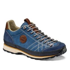 Buty trekkingowe Lomer Bio Naturale Canvas. Brązowe obuwie trekkingowe damskie LOMER, z bawełny, bez zapięcia. Za 584.50 zł.