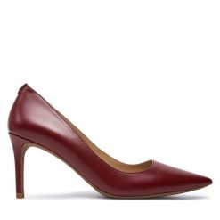 Szpilki MICHAEL Michael Kors. Czerwone szpilki damskie MICHAEL Michael Kors, bez wzorów, bez obcasa, na szpilce, bez zapięcia. Za 629.99 zł.