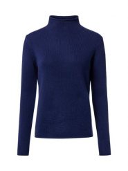 Fynch-Hatton Wełniany sweter damski Kobiety Wełna niebieski jednolity, XXL. Niebieskie swetry nierozpinane damskie Fynch-Hatton, xxl, bez wzorów, z wełny, klasyczne, bez kołnierzyka, bez ramiączek. Za 649.95 zł.