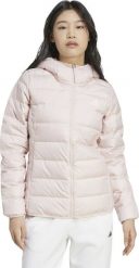 Kurtka damska adidas Essentials Light Down Hooded jasny róż IX8931 M. Czerwone kurtki sportowe damskie Adidas, m, bez wzorów, bez ramiączek, bez kaptura. Za 708.04 zł.