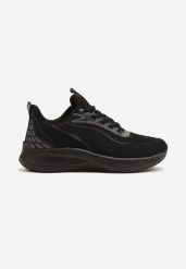 Czarne Buty Sportowe z Efektem Ombre Saravira. Czarne buty sportowe męskie Born2be, bez wzorów, z jeansu, bez zapięcia. Za 119.99 zł.
