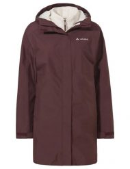 3in1-Jacken W Hitra 3in1 Parka. Brązowe parki damskie Vaude, bez wzorów, z materiału, moda ciążowa, bez kaptura. Za 1,509.00 zł.