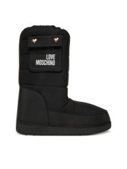 LOVE MOSCHINO Śniegowce JA24452G0NISL000 Czarny. Czarne śniegowce damskie Love Moschino, z materiału, bez zapięcia. Za 669.99 zł.