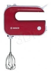 Mikser ręczny BOSCH MFQ40303 (500W; kolor czerwony). Czerwone blendery Bosch. Za 252.99 zł.