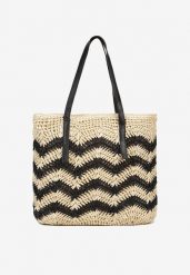 Jasnobeżowa Torebka na Rączkach w Stylu Boho i Plecionki Torpia. Brązowe torebki do ręki damskie Renee, bez wzorów, bez dodatków. Za 89.99 zł.