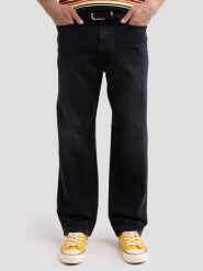 Jeansy męskie loose czarne Isaac Workwear 914. Czarne jeansy męskie BIG STAR, z denimu, retro. W wyprzedaży za 119.99 zł.