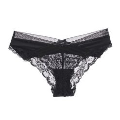 Figi z koronką na co dzień i specjalne okazje Olevia. Czarne majtki damskie Intica, z koronki. Za 79.00 zł.