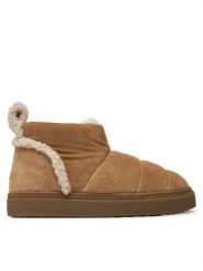 Inuikii Śniegowce Shearling Slipin 75202-010 Beżowy. Brązowe śniegowce damskie Inuikii, ze skóry, bez zapięcia. Za 749.99 zł.