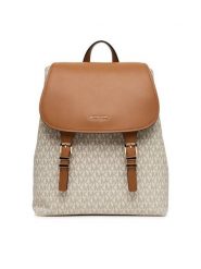 MICHAEL Michael Kors Plecak Quinn 30T5GQNB2B Beżowy. Brązowe plecaki damskie MICHAEL Michael Kors, bez wzorów, ze skóry. Za 1,079.00 zł.