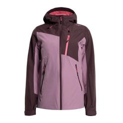 Kurtka przeciwdeszczowa damska CMP. Czerwone kurtki sportowe damskie CMP, s, bez wzorów, bez ramiączek, bez kaptura, trekkingowe. Za 319.99 zł.