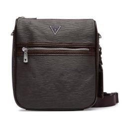 Saszetka Guess. Brązowe saszetki i nerki męskie Guess, z aplikacjami. Za 364.99 zł.