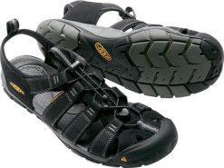 Keen Keen Sandały męskie Clearwater CNX Black/Gargoyle r. 44 (1008660). Czarne sandały męskie Keen, bez wzorów, sportowe, bez zapięcia. Za 371.19 zł.
