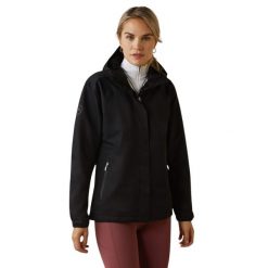 Bluza damska z kapturem Ariat Spectator Waterproof. Czarne bluzy damskie Ariat, bez wzorów, bez ramiączek, z kapturem. Za 463.00 zł.