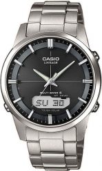 Zegarek Casio Męski LCW-M170TD-1AER Tytan Szafir Wave Ceptor srebrny. Szare zegarki męskie Casio, bez wzorów, srebrne. Za 1,412.00 zł.