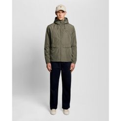 Kurtka męska outdoorowa z kapturem X569. Szare kurtki męskie LYLE AND SCOTT, m, bez wzorów, z materiału, z kapturem, trekkingowe. Za 480.00 zł.