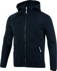Joma Joma Basilea Softshell Hoodie 101028-100 Czarne S. Czarne bluzy męskie Joma, m, bez wzorów, z softshellu, bez kaptura. Za 133.81 zł.