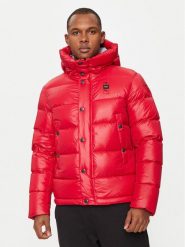 Blauer Kurtka puchowa 24WBLUC03028 Czerwony Regular Fit. Czerwone kurtki męskie Blauer, m, bez wzorów, z puchu, bez kaptura. Za 1,709.00 zł.