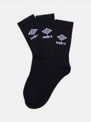Bawełniane skarpetki 3 pack Umbro - czarny. Czarne skarpety męskie Sinsay, bez wzorów, z bawełny. Za 22.99 zł.