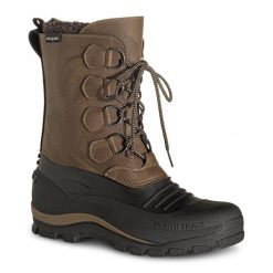 Buty trekkingowe Trezeta Breaker Caribou. Brązowe trekkingi męskie Trezeta, na zimę, z materiału, bez zapięcia. Za 408.00 zł.