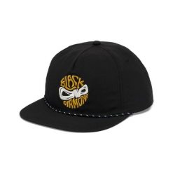 Czapka typu snapback Black Diamond Synthetic Rope. Czarne czapki damskie Black Diamond, bez wzorów. Za 222.50 zł.