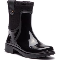 Kalosze KAZAR - Elvira 34809-TS-00 Black. Czarne kalosze damskie Kazar, bez wzorów, z materiału, przed kolano, bez zapięcia. W wyprzedaży za 309.00 zł.