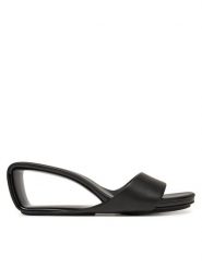 United Nude Klapki Mobius Mid 1000301162 Czarny. Czarne klapki damskie United Nude, bez wzorów, ze skóry, bez obcasa, bez zapięcia. Za 829.99 zł.