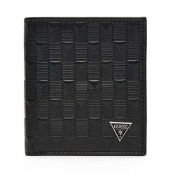 Portfel Guess. Czarne portfele męskie Guess, z aplikacjami. Za 239.99 zł.
