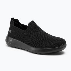 Buty męskie SKECHERS Go Walk Max Modulating. Czarne buty zimowe męskie Skechers, bez wzorów, bez obcasa, bez zapięcia. Za 229.99 zł.