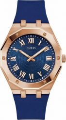 Zegarek Guess Zegarek męski Guess GW0663G3 niebieski. Niebieskie zegarki męskie Guess, z aplikacjami. Za 575.00 zł.