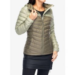 Kurtka puchowa damska Columbia Westridge Hooded Down Jacket. Zielone kurtki sportowe damskie Columbia, s, bez wzorów, z puchu, bez ramiączek, bez kaptura, trekkingowe. Za 497.99 zł.