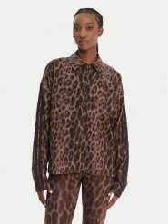 Adidas Kurtka przejściowa Seasonal Essentials Leopard Print JZ0297 Brązowy Loose Fit. Brązowe kurtki damskie Adidas, s, bez wzorów, z syntetyku, bez kaptura. Za 226.99 zł.