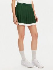 Lacoste Spódnica tenisowa JF8576 Zielony Regular Fit. Zielone szorty damskie Lacoste, bez wzorów, z syntetyku, sportowe. Za 439.99 zł.