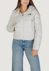 Kurtka puchowa Kobieta THE NORTH FACE W HYALITE DOWN HOODIE. Białe kurtki sportowe damskie The North Face, na zimę, xl, bez wzorów, z nylonu, bez ramiączek, trekkingowe. Za 1,153.25 zł.
