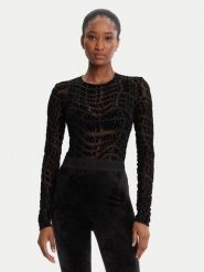 Versace Jeans Couture Body 79HAM221 JS490 Czarny Slim Fit. Czarne body Versace Jeans Couture, bez wzorów, z jeansu. Za 669.99 zł.