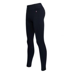 Damskie legginsy jeździeckie z pełną przyczepnością Kingsland Jalo. Niebieskie legginsy damskie KINGSLAND, bez wzorów. Za 387.00 zł.