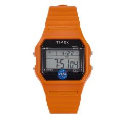 Zegarek Timex. Brązowe zegarki męskie Timex, bez wzorów. Za 329.99 zł.