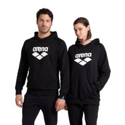 Bluza Arena ARENA HOODED SWEAT GRAPHIC BLACK XS. Czarne bluzy damskie ARENA, xs, bez wzorów, z bawełny, sportowe, bez ramiączek, z kapturem. Za 269.99 zł.