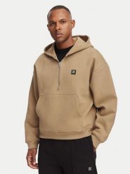 HUGO Bluza Dabinhood 50563019 Beżowy Oversize. Brązowe bluzy męskie Hugo, m, bez wzorów, z syntetyku, bez ramiączek, bez kaptura. Za 699.99 zł.