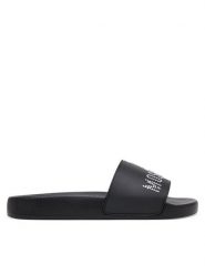 LOVE MOSCHINO Klapki JA28122G0MI13000 Czarny. Czarne klapki damskie Love Moschino, bez wzorów, z tworzywa sztucznego, bez obcasa, bez zapięcia. Za 519.99 zł.