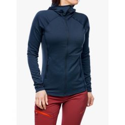 Bluza turystyczna damska Montane Protium Lite Hoodie. Niebieskie bluzy damskie Montane, na zimę, l, bez wzorów, sportowe, bez ramiączek, bez kaptura. Za 335.99 zł.