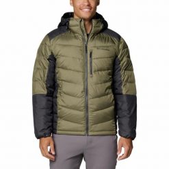 Kurtka ocieplana męska Columbia Labyrinth Loop Hooded z kapturem. Zielone kurtki męskie Columbia, m, bez wzorów, sportowe, z kapturem. Za 639.99 zł.