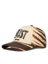Just Cavalli Czapka z daszkiem 80RAZK80 ZG318 Beżowy ciemny. Brązowe czapki damskie Just Cavalli, bez wzorów, z bawełny. Za 286.99 zł.