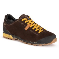 Buty trekkingowe męskie Aku Bellamont 3 Suede GTX z GORE-TEX. Brązowe trekkingi męskie Aku, z gore-texu, bez zapięcia. W wyprzedaży za 749.00 zł.