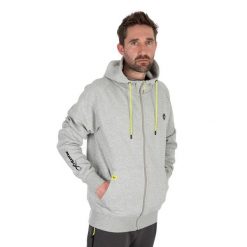 Bluza Męska Wędkarska Matrix Full Zip Hoody. Szare bluzy męskie MATRIX, m, bez wzorów, sportowe, bez ramiączek, bez kaptura. Za 258.99 zł.