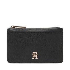 Portfel Tommy Hilfiger. Czarne portfele damskie Tommy Hilfiger. Za 209.99 zł.