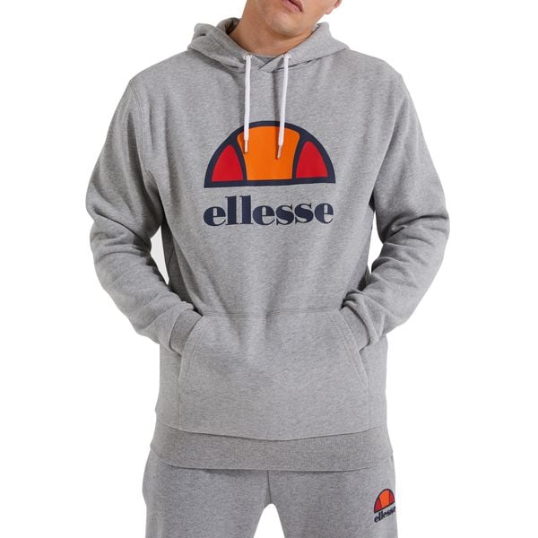 Bluza treningowa męska Ellesse Dahryl Oh Hoody. Szare bluzy męskie Ellesse, m, bez wzorów, sportowe, bez ramiączek, bez kaptura. Za 159.99 zł.