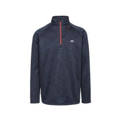 Trespass Collins - Męski polar aktywny At200 Navy Marl. Niebieskie bluzy sportowe męskie Trespass, m, bez wzorów, z polaru, bez kaptura, narciarskie. Za 246.99 zł.